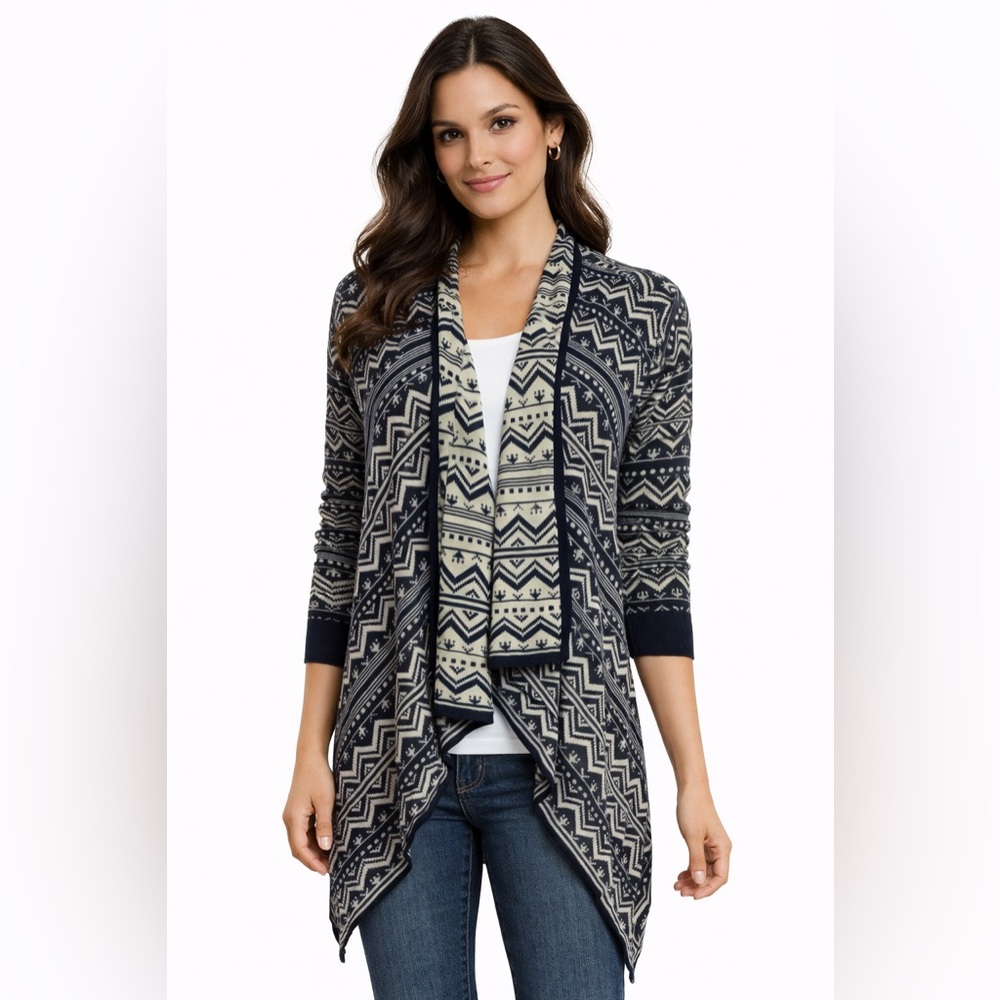 Almost Famous Tribal beachy fringed cardigan